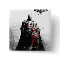 AC Poster - Batman & Harley Pins