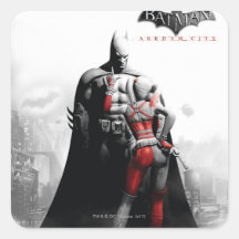 AC Poster - Batman & Harley Sticker