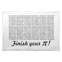 Acabe su pi Placemat Mantel