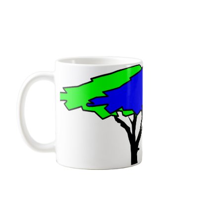 Acacia Trees Coffee Mugs by AsbjornLonvig