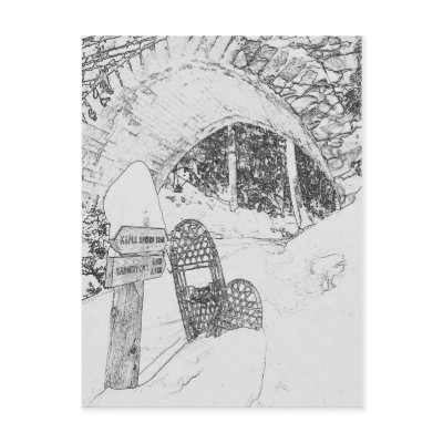 Acadia Bridge Postcard - 3 by somesville
