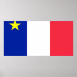 Acadia flag poster