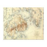 Acadia National ParkTopographic Panoramic Map