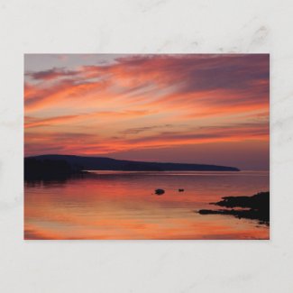 Acadia Sunrise Postcard postcard