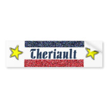 Acadian two star design bumper sticker bumper stickers