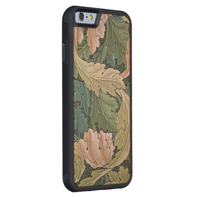 'Acanthus' wallpaper design, 1875 Carved® Maple iPhone 6 Bumper Case-2