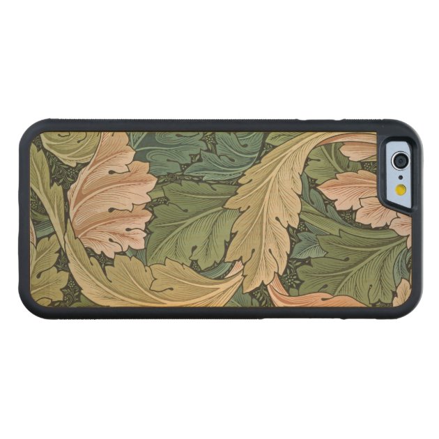 'Acanthus' wallpaper design, 1875 Carved® Maple iPhone 6 Bumper Case-3