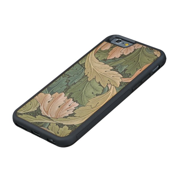 'Acanthus' wallpaper design, 1875 Carved® Maple iPhone 6 Bumper Case-5