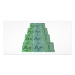 Acari-Ac-Ar-I-Actinium-Argon-Iodine Photo Card Template