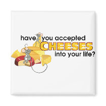 Accept Cheeses Refrigerator Magnet