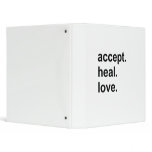 accept. heal. love binders