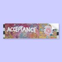 Acceptance bumper stickers