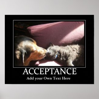 Acceptance Inspire poster print