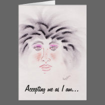 Accepting me as I am... cards