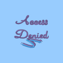 Access Denied Embroidered Shirt embroidered shirts by deesbasenjis Access Denied Embroidered Shirt embroidered shirts