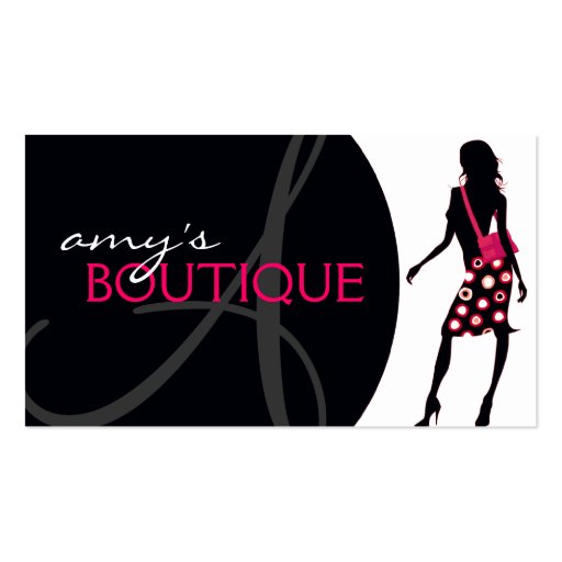 Accessorie Boutique Business Card (front side)