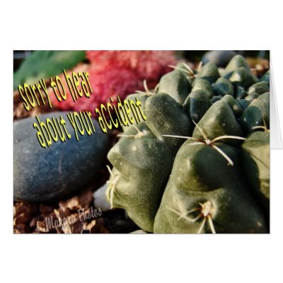 Accident-get better-customize greeting card by MakaraPhotos