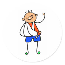Accident Kid stickers by prawny Accident Kid stickers