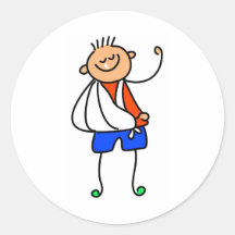Accident Kid Sticker