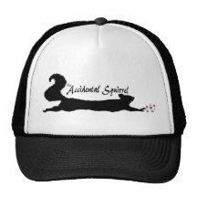 Accidental Squirrel Logo - Black Mesh Hat