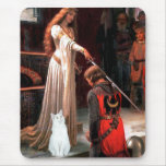 Accolade - White cat Mouse Pad