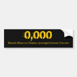 Accomplishment Counter Bumper Sticker