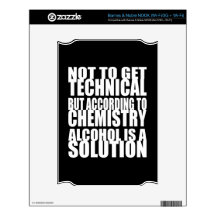 According to Chemistry, Alcohol is a Solution Skin For The NOOK