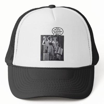 Accordion Amazonians' Army Trucker Hats by Instrumentals
