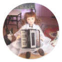 ACCORDION GIRL stickers by cowpainter ACCORDION GIRL stickers
