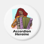 Accordion Heroine Magnet