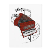 Accordion Post Card