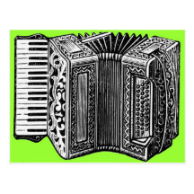 Accordion Postcard