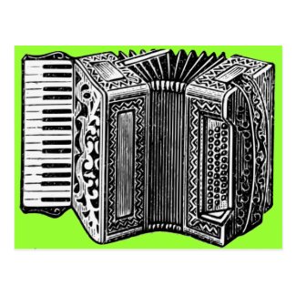 Accordion Postcard