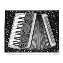 Accordion Poster posters