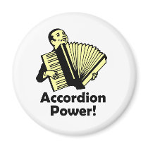 Accordion Power! Fridge Magnets