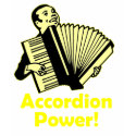 Accordion Power! t-shirts