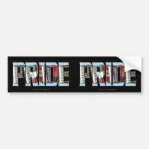 Accordion PRIDE Bumper Stickers