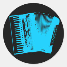 accordion round stickers