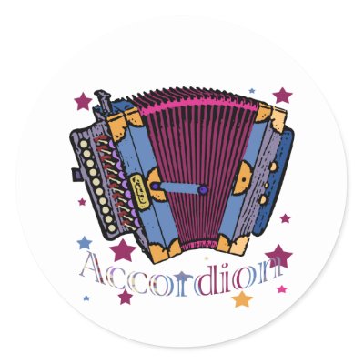 Accordion stickers