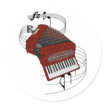 Accordion Sticker