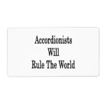 Accordionists Will Rule The World Personalized Shipping Labels