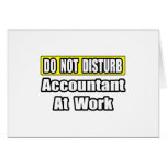 Accountant At Work Greeting Cards
