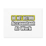 Accountant At Work Postcards