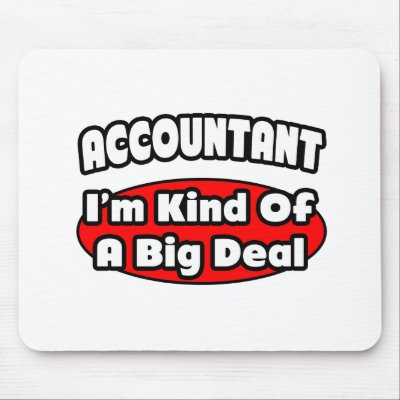 Accountant...Big Deal Mouse Pad by Jobs_And_Occupations