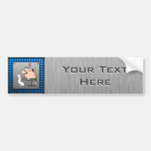 Accountant; Brushed metal-look Bumper Stickers