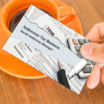 Accountant Business Card 2-sided (Premium) business cards
