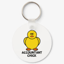 Accountant Chick keychains by chicktshirts8 Accountant Chick keychains