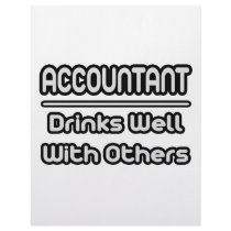 Accountant...Drinks Well With Others Personalized Letterhead