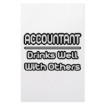 Accountant...Drinks Well With Others Personalized Stationery