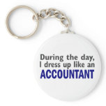 ACCOUNTANT During The Day Keychain